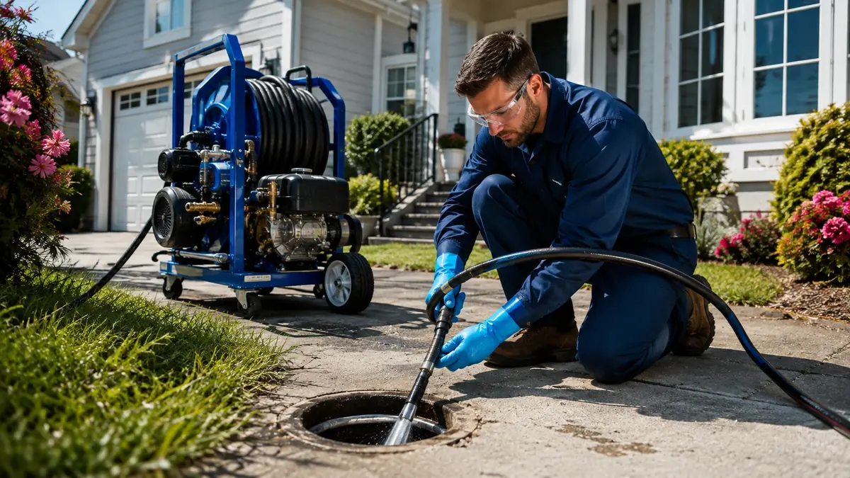 Residential Hydro Jet Drain Cleaning in Avenal